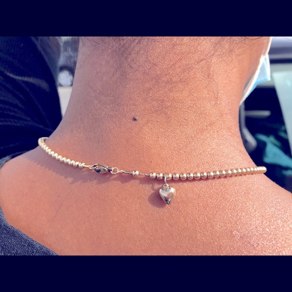 The KiKi Heart Charm Beaded Necklace - Picture 4 of 4